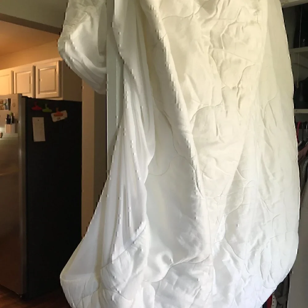 White Full/Twin Size Mattress Topper